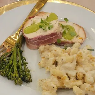 Green Chile goat cheese chicken