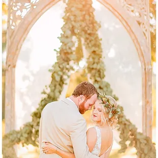 Stunning backdrop for this October wedding.