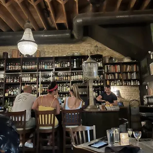 Inside bar area