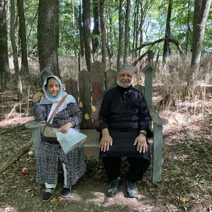 I and my wife Sabiha Sagri on way to the apple  farm.