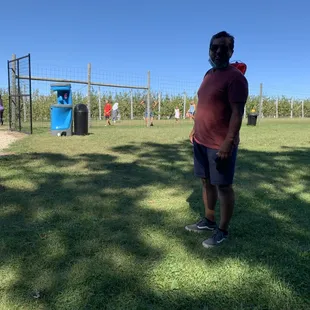 My son Tauqir Sagri  - in the background is the rows of apple.