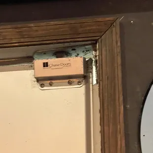 Dust and mold in kitchen door