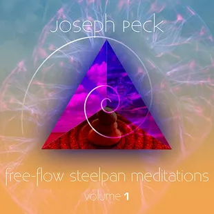Free-Flow Steelpan Meditation CD Cover by Joseph Peck