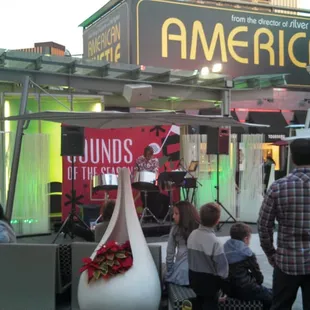 Joseph Peck performing holiday music at Century City Mall - December 2013