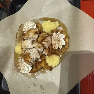 food, waffles