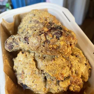 Salted egg fried chicken