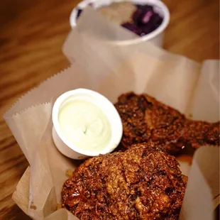 2 Piece Fried Chicken (Chili) Meal