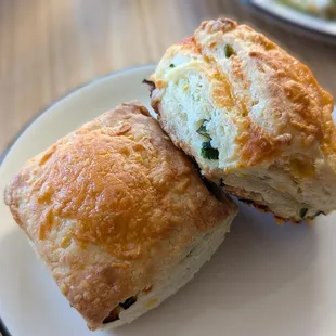 Chives and Cheddar Biscuit