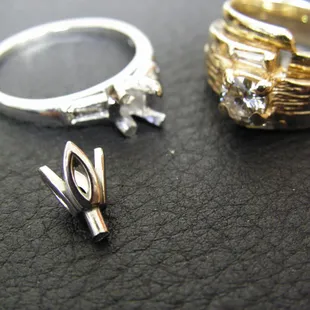 Peck's can redesign your old gold ring into another new design especially to your liking!