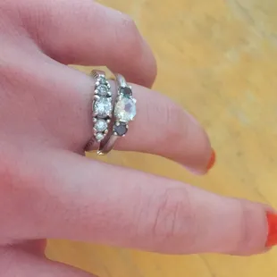 He cleaned them wonderfully!