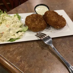 Crab cakes ( appetizer)