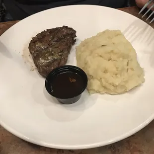 Center Cut Filet with whipped potatoes