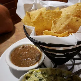 Artichoke dip with salsa