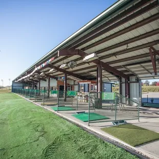 Covered stalls with plenty of targets!