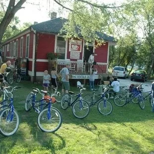 Pedal and Cup  5 minutes north of Lake Geneva on Hwy 120