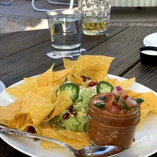 Smashed Guacamole & Haus Salsa