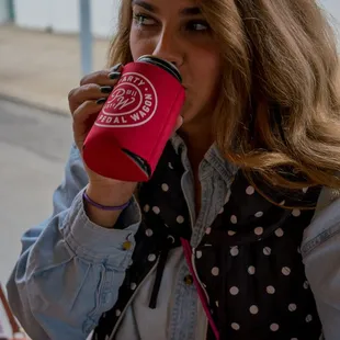 Grab a koozie next time you're here!