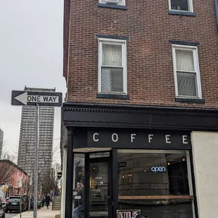 Corner coffee spot