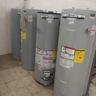 Hot water heaters