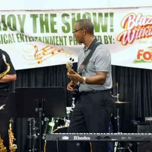 Amazing jazz performance during our 1st Annual Food Show.