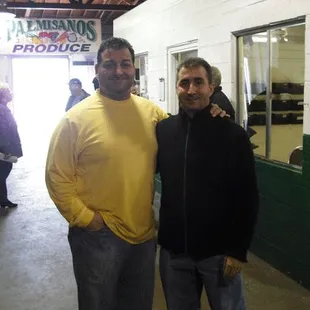 Ted (left) and Joe (right) Palmisano, owners of Peddler's Son Produce.