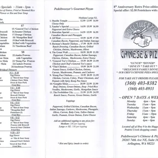 Menu page 1