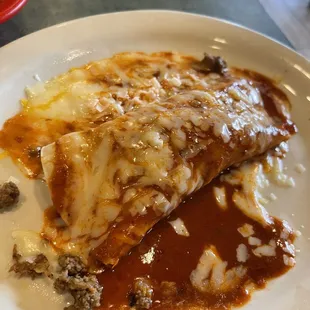 Beef enchilada