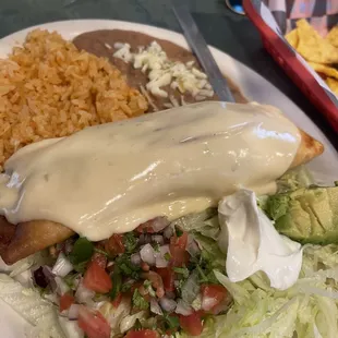 Chimichanga was sooooo good !