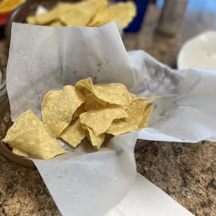 Small chips serving