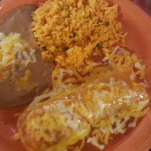 Kids chicken enchilada