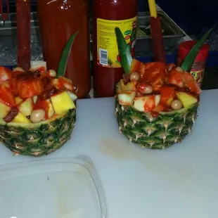 Crazy pineapples. Piñas locas