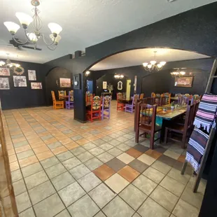 Front dining room of our new location! We can't wait to show it off!!