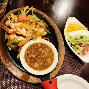 Sizzling Mojo Shrimp Fajitas