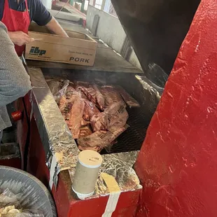 This is where they make the ribs.