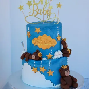 a baby shower cake