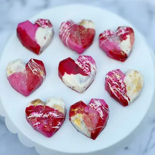 Valentine's Chocolate surprise hearts