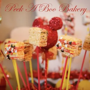 Rice crispy treats Mickey Themed