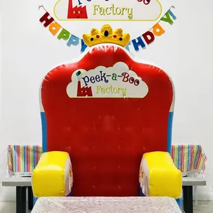 Birthday chair!