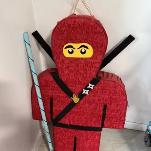 My piñata only under the Conner instead of hang up for kids play