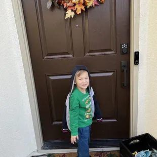 Last day of childcare of Aaron - off to Preschool