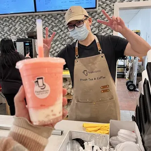 Very awesome service, if youre in the mood for boba this is the place.