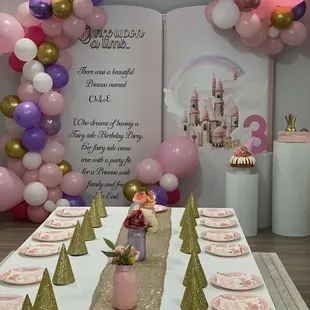 Princess birthday theme