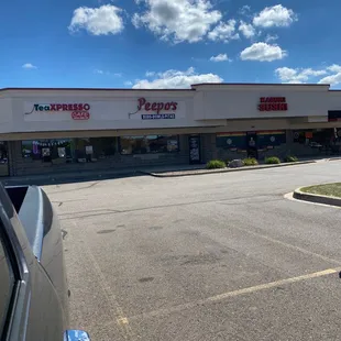 the front of the store