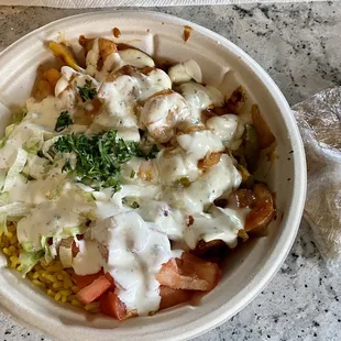 Afrikano Bowl with shrimp