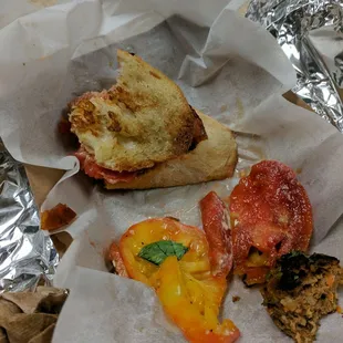 The BLT (mostly gone because it was too good)