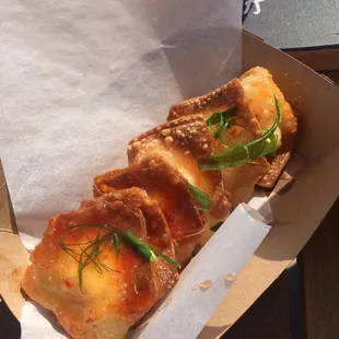 Cream cheese wontons 10/10