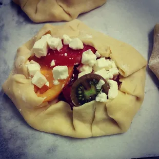 Heirloom tomato tart