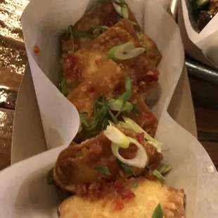Wontons --these never disappoint