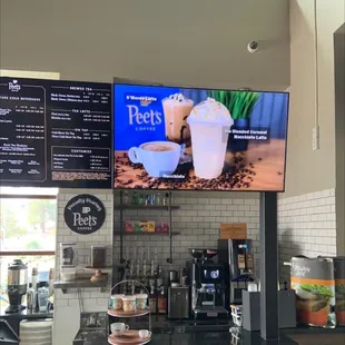 Peet's Coffee bar