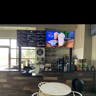 a view of a coffee shop